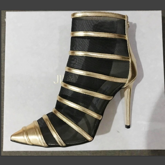 JIMMY CHOO Belle Mesh Bootie women 38 1/2 - Picture 5 of 8